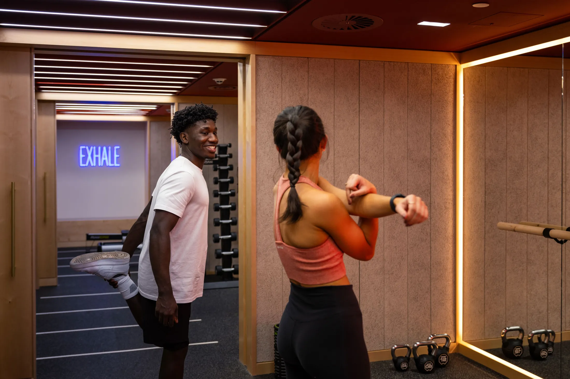 Tai Afon - Modern fitness suite at Tai Afon, Cardiff Central apartments