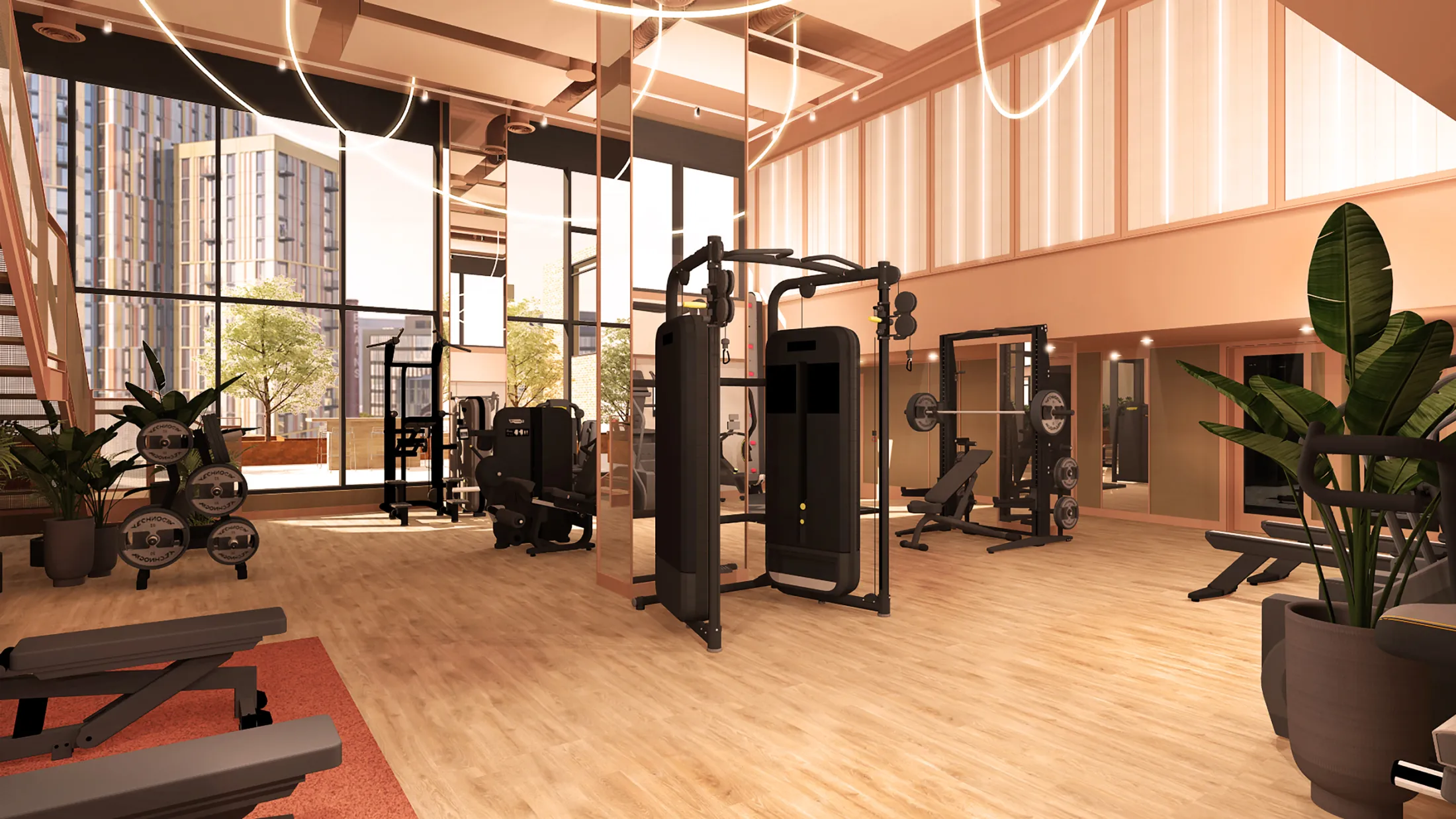 Hi-tech gym