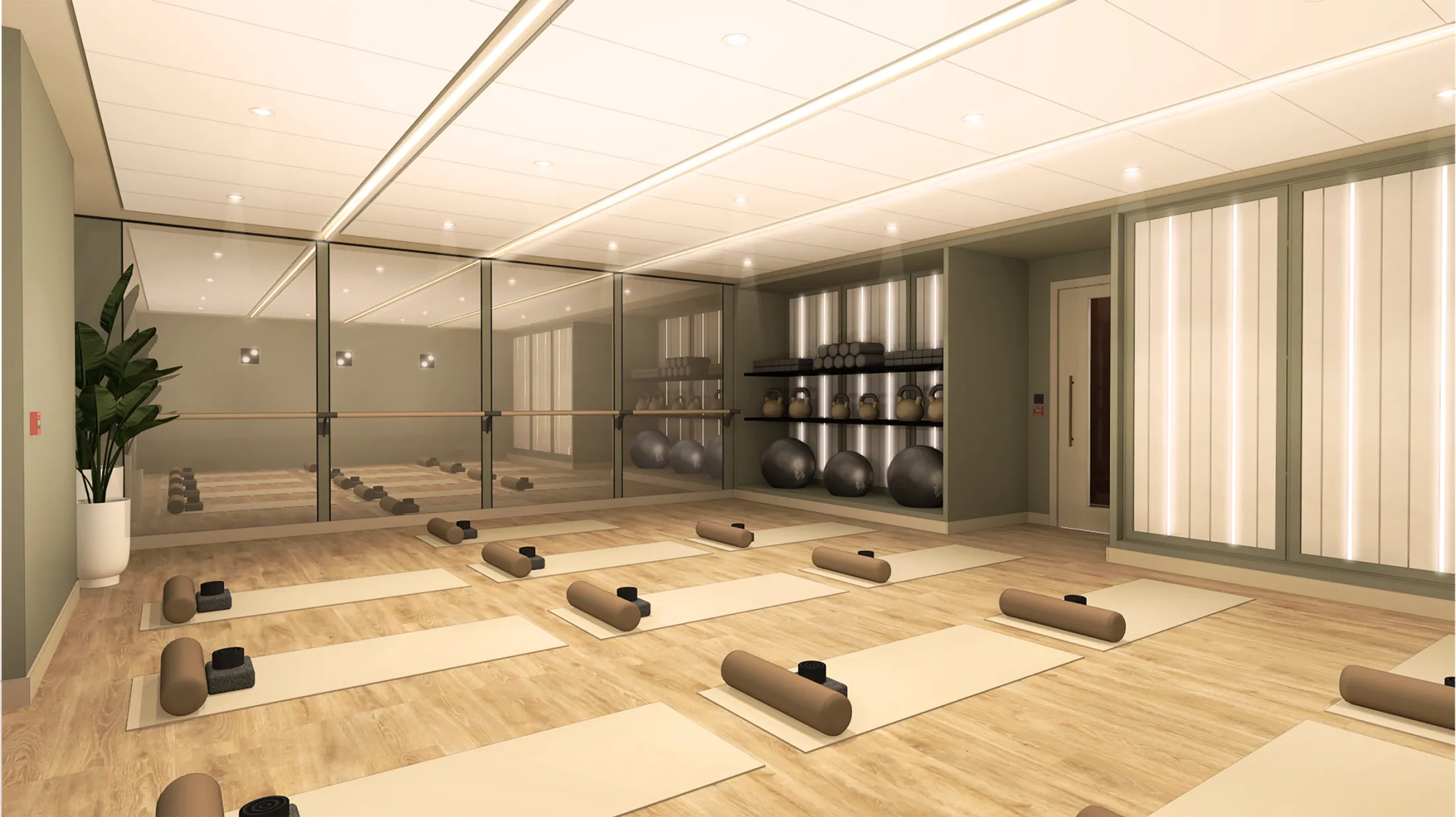 Yoga studio