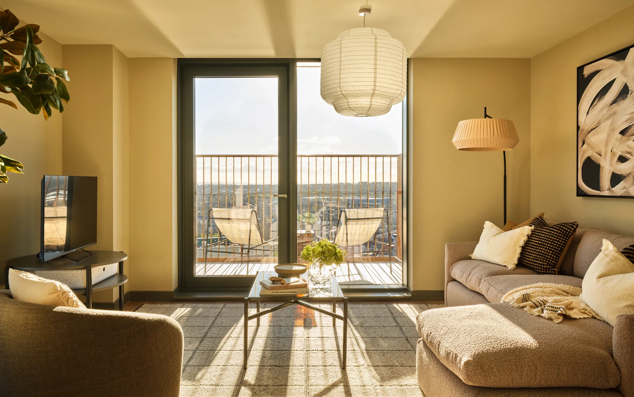 Tai Afon - 2 bedroom apartment - Terrace with panoramic views