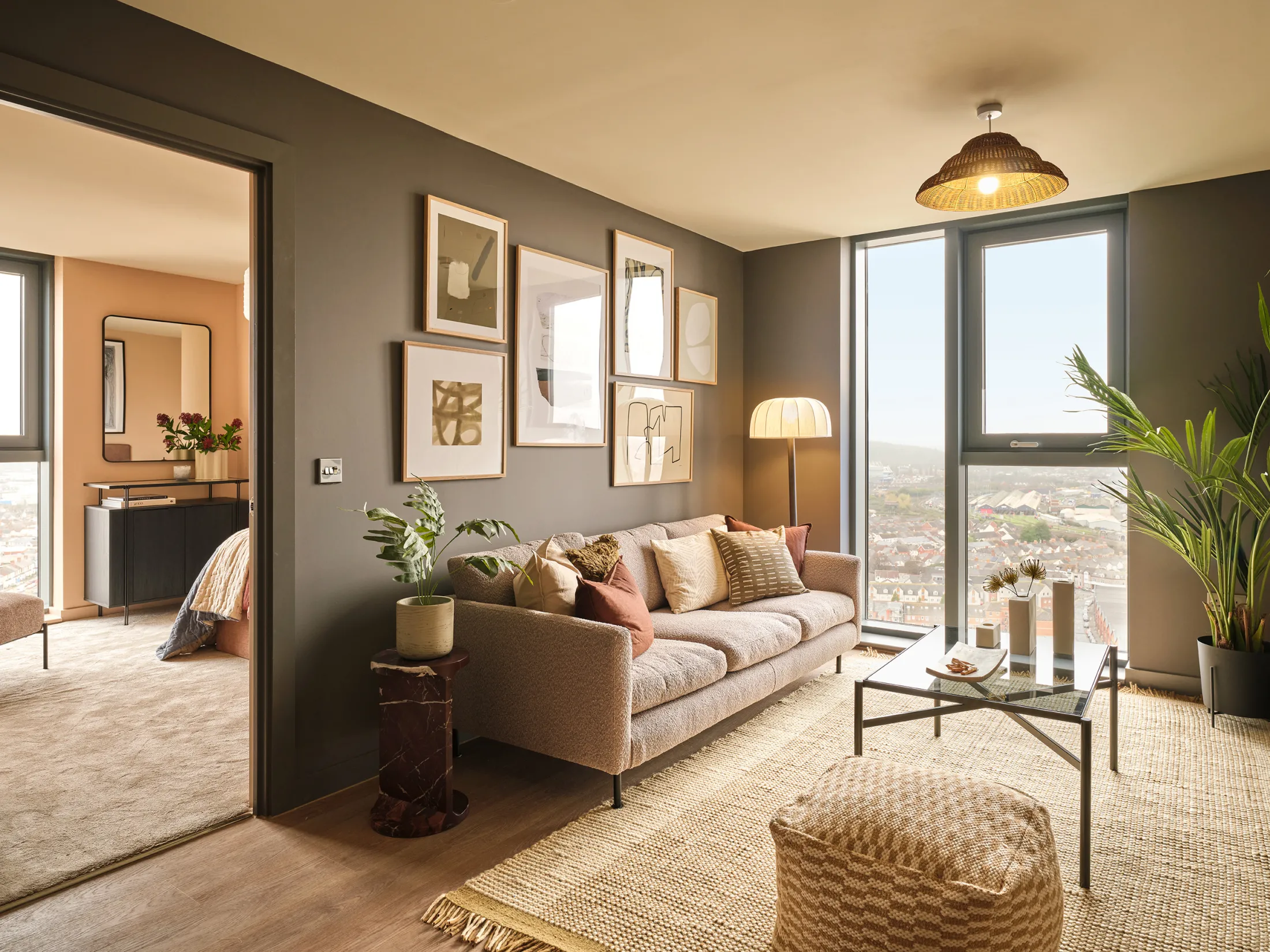 Tai Afon - 3 bedroom apartments - Living room