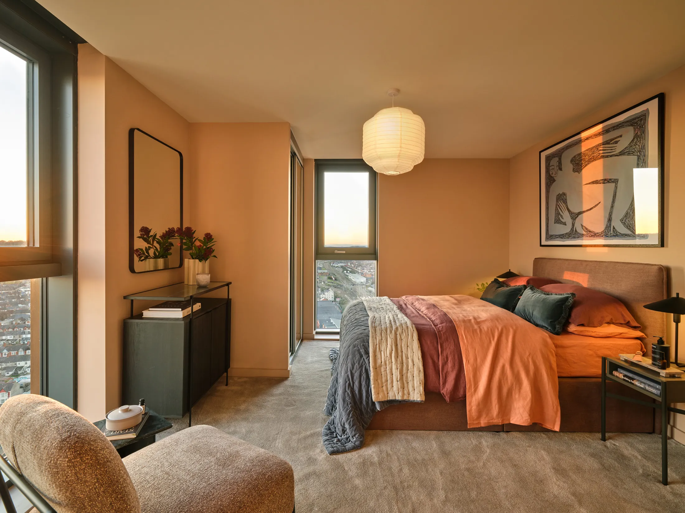 Tai Afon - 3 bedroom apartments - Bedroom