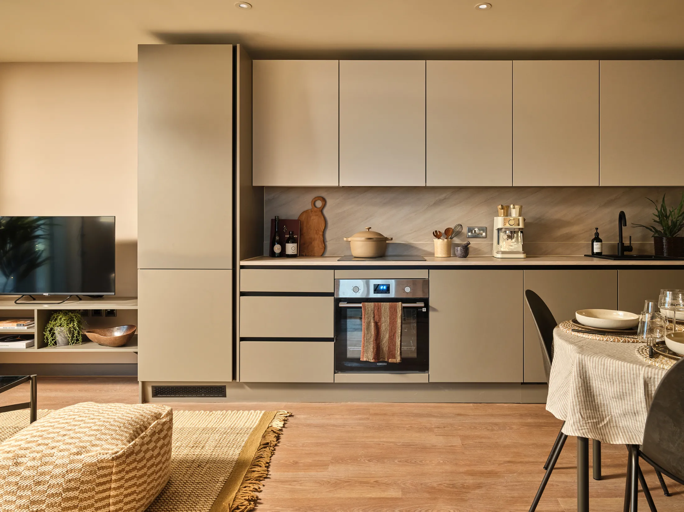 Tai Afon - 3 bedroom apartments - High spec kitchen