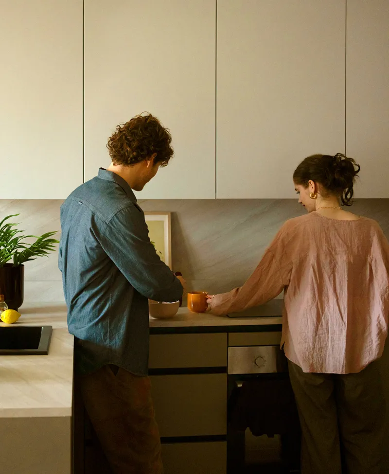 Tai Afon- Couple in Kitchen