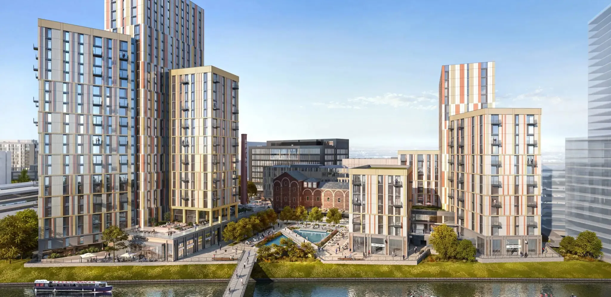 Tai Afon - Central Quay site CGI